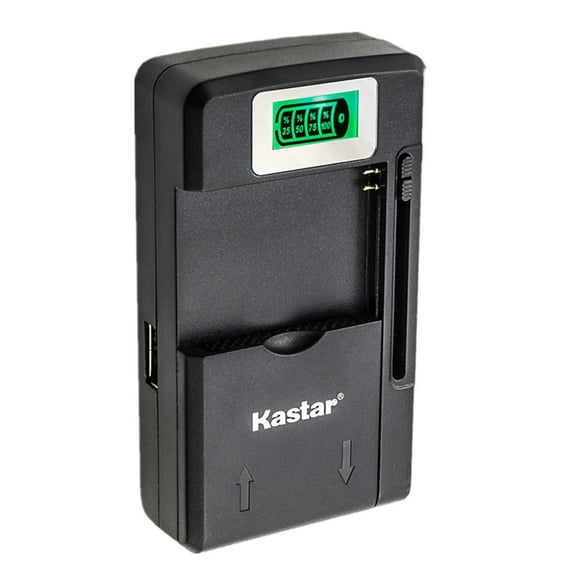 Kastar BL-5B Smart LCD Charger Replacement for BLU Bar Q, SVP CyberSnap-LS CyberSnap-901 HDDV-1500 DC-12V DC-12V-2 DC-12VX XTHINN-12V XTHINN-12VX XTHINN-12VXB XTHINN-590