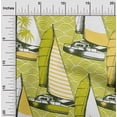 thumbnail image 2 of oneOone Viscose Jersey Lime Green Fabric Nautical Sewing Material Print Fabric By The Yard 60 Inch Wide, 2 of 7