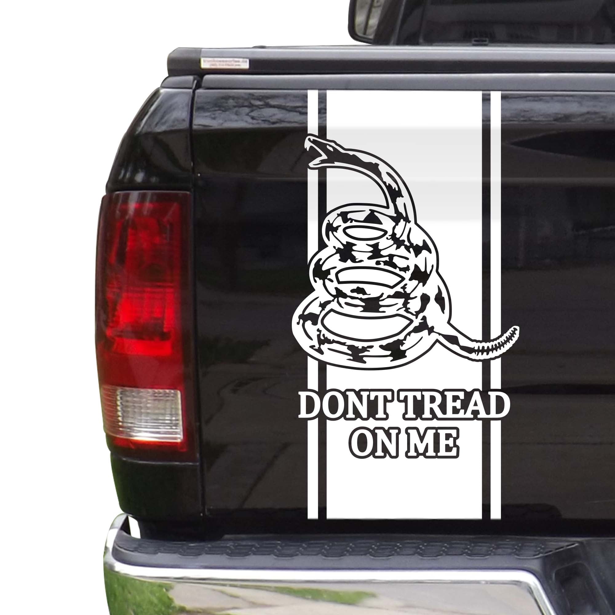 Dont Tread On Me Gadsden Flag Truck Tailgate Vinyl Decal Sticker