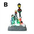 thumbnail image 6 of 1Pcs Christmas Decorations - Christmas Mini Town Village Ornament Luminous Path Light Resin Christmas Desktop Decoration Used for Festival Or Gathering Birthday Christmas Gifts(B), 6 of 8