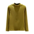 thumbnail image 2 of Sakmal Pullover Womens Pajama Tops Long Sleeve Sleepwear Green Crew Neck Sleepwear for Women XXL, 2 of 7