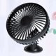 thumbnail image 3 of Mini ventilador eléctrico portátil para coche, con carga USB, silencioso, giratorio y ajustable, para verano (negro), 3 of 5