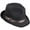 Black, variant on Unisex Breathable Fedora Hat - Soft Foldable Jazz Sun Hat for Men & Women, Lightweight Summer Beach Cap with UPF Sun Protection for Outdoor, Travel