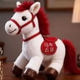 thumbnail image 2 of Horse Stuffed Animal Plush Doll, Sofa Decor Plush, Large Soft Horse, Collectible Plush Animal, Festival Plush Doll, Home Accent Plushie, Soft Decor for Living Room, Plush Mascot Doll, 2 of 5