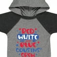 thumbnail image 4 of Inktastic Cousins Crew Red White and Blue 4th of July Boys or Girls Baby Bodysuit, 4 of 5