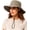Khaki, variant on Bucket Rain Hat for Women Wide Brim Summer UPF50+ Cowboy Sun Hat Men Foldable Soft Floppy Beach Hat