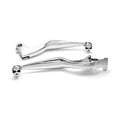 thumbnail image 1 of Honda Brake & Clutch Skull Hand Grips Levers, Chrome, 1 of 1