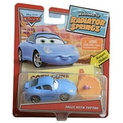 Pixar Disney Cars 1:55 Scale Sally with Tattoo, Welcome to Radiator Springs