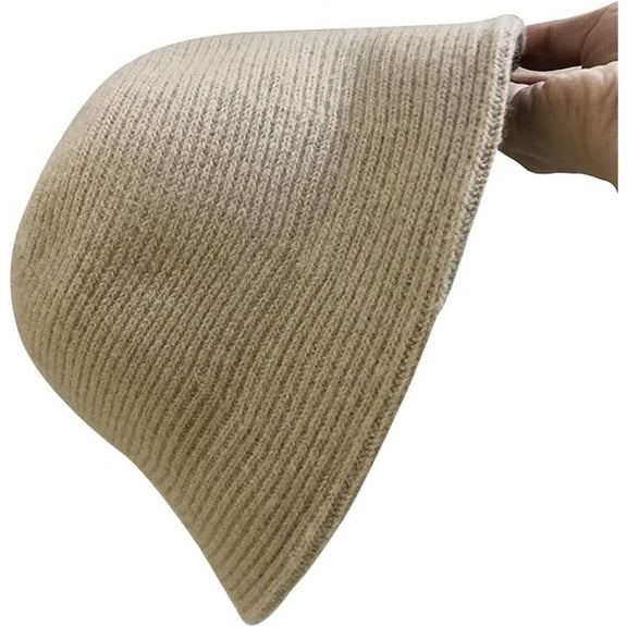 Solid Color Faux Shearling Bucket Hats for Women, Winter Bucket Hat Casual Fluffy Warm Windproof Knit Wool Fisherman Cap Nylon Basin Hat Soft Outdoor Fishing Cap for Womens Girls, Coffee