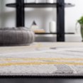 thumbnail image 4 of SAFAVIEH Odyssey Dymphna Modern Area Rug, Grey/Gold Ivory, 9' x 12', 4 of 8