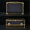 thumbnail image 4 of Grandes Kits de herramientas de salón de peluquero, caja organizadora de viaje de almacenamiento - Oro Sunnimix Estuche de transporte de peluquero estilista, 4 of 8