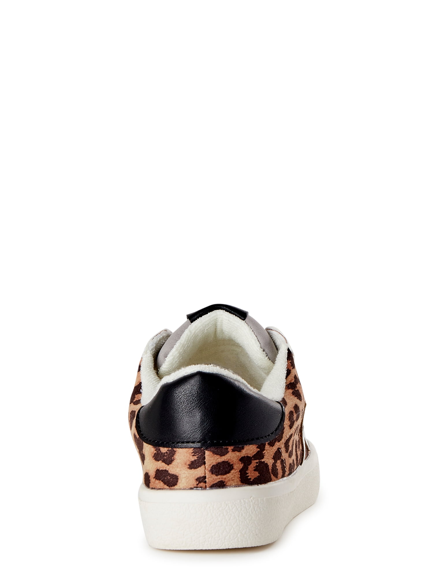 No Boundaries Women's Low Leopard Star Sneakers -