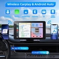 thumbnail image 2 of Pantalla automática inalámbrica para Apple CarPlay y Android VUKARUAL 7" HD, 2 of 7