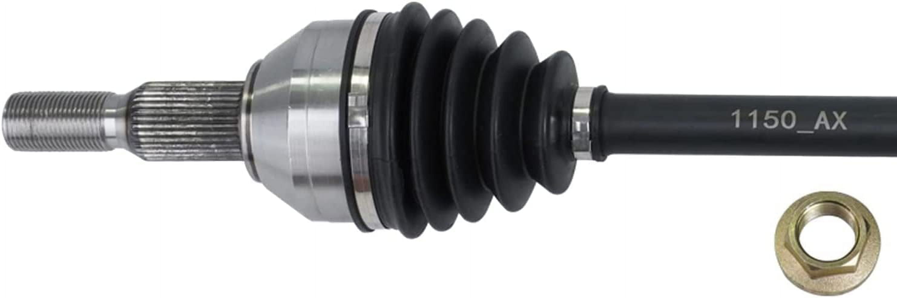 Detroit Axle - Front Left CV Axle for GMC Acadia Limited Chevy Traverse Saturn Outlook Buick Enclave, Driver Side U-Joint CV Axle Assembly Replacement