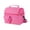 B003- Hot Pink, variant on Rose Pink Oxford Fabric Double Layer Lunch Carry Tote, Tote Bag with Lunch Compartment, Work Bag with Lunch Compartment, Insulated Lunch Tote, Reusable Cooler Tote Bag, 10X6X9 in
