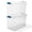Clear, variant on Homz 66 Qt Storage Organizing Container Bin with Latching Lids, (2 Pack)