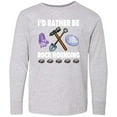 thumbnail image 3 of Inktastic Rock Hounding Rock Collector Long Sleeve Youth T-Shirt, 3 of 5