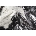thumbnail image 2 of 72" x 84" Silver Black & White Cowhide  Rug, 2 of 2