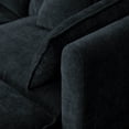 thumbnail image 2 of 144" Cloud Couch,Black-Gray Modular Sectional Sofa,U Shaped Couch with Ottoman, Chenille Fabric,6 Seats with Pillows,Cup holder,sofa set for living room, 2 of 7