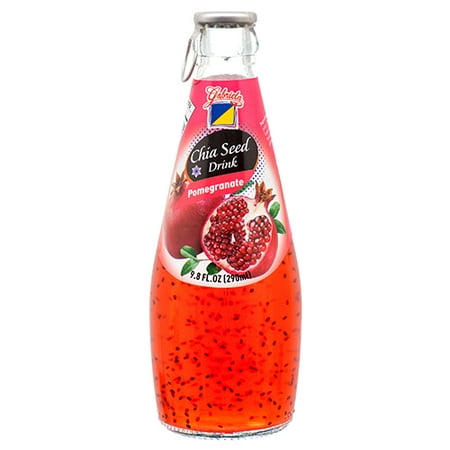 New 375186 Gabriela Chia Seed Drink 98 Oz Pomegranate (24-Pack) Beverage Cheap Wholesale Discount Bulk Food And Beverages Beverage (Best Way To Juice Pomegranate Seeds)