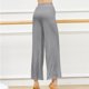 thumbnail image 3 of WILLBEST Pantalones de Pierna Ancha, Cintura Alta, Rectos, Para Entrenamiento de Danza Moderna, Estilo Clásico, Pantalones Casuales Para Mujer, Yoga, Elásticos, Adecuados Para Cualquier Ocasión., 3 of 4