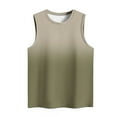 thumbnail image 4 of Wyobmus Summer Tank Top for Women Sleeveless Gradient Color Top Fashion Tank Shirt Loose Round Neck Casual Tunic Blouse S-2X Olive Green, 4 of 4