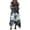 #0283-Black, variant on Uootdi Maxi Dresses for Women Vintage Floral Print V Neck Large Patch Pockets Asymmetric Hem Loose Fit Lightweight Summer Dresses Casual Dresses Vacation Outfit Gift
