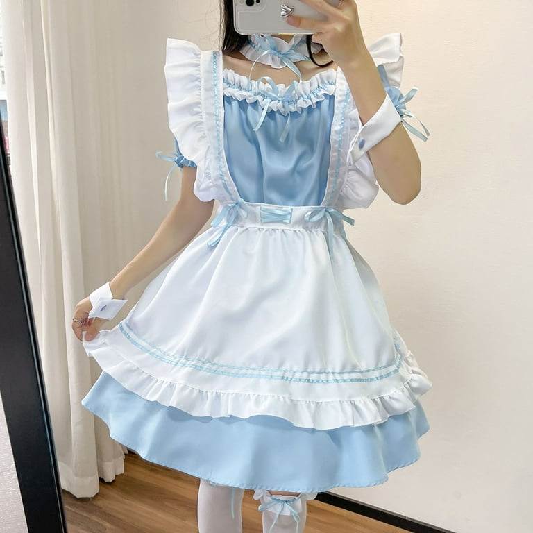 Women's Plus Size Exotic Cosplay Dress Cute French Maid Dress