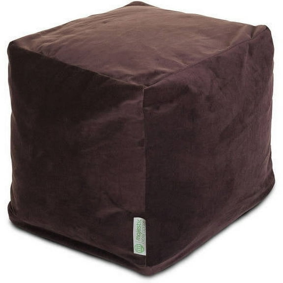 Majestic Home Goods Velvet Small Cube