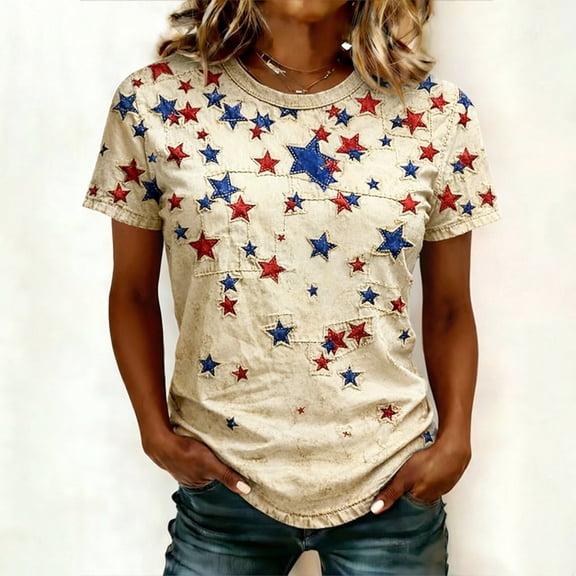 MAIHAN 250 Anniversary Usa Shirt Women 4th Of July Shirt Plus Size American Flag Shirts Short Sleeve Spring Summer Tops Patriotic Freedom Semiquincentennial Shirt for 250th Year
