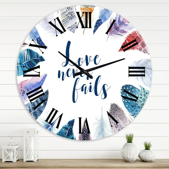 Designart 1 in Bohemian Wall Clock