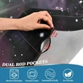 thumbnail image 7 of FREEAMG Wolf Half Window Tier Curtains 36 Inch Blackout Thermal Insulating Kitchen Linen Tier Curtains for Kitchen,Bathroom,Cafe, 7 of 7