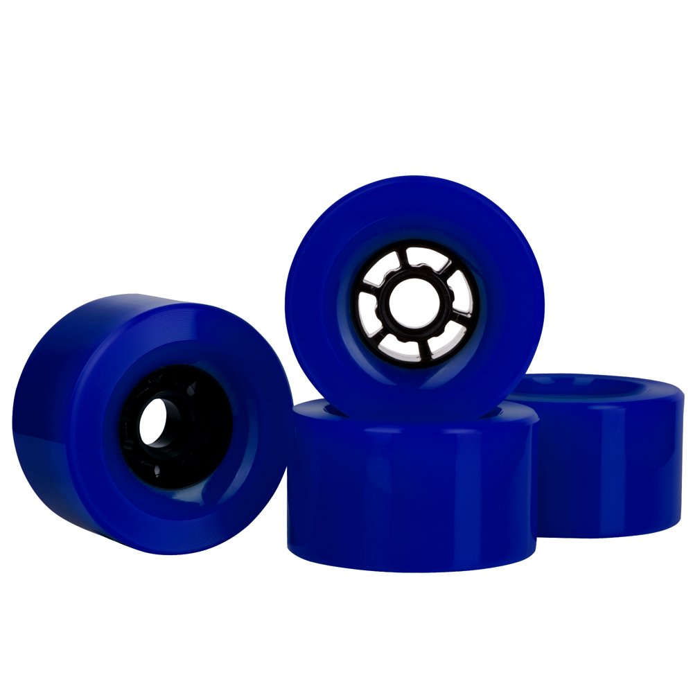 Cal 7 97mm 78A Thin Core Cruiser Skateboard Wheels, Longboard Flywheel (Solid Blue) Walmart