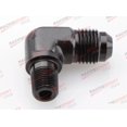 thumbnail image 1 of AN10 AN -10 to 1/2" NPT 90 degree male aluminum mounting ADAPTER~3835, 1 of 1