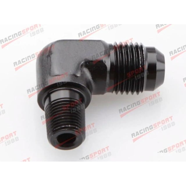 AN10 AN -10 to 1/2" NPT 90 degree male aluminum mounting ADAPTER~3835