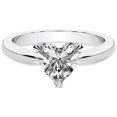 thumbnail image 3 of 3 Carat IGI Certified Heart Shape Lab Grown Diamond Engagement Ring | 14K White Gold | Azalea Classic Solitaire Diamond Ring | FG-VS1-VS2 Quality Friendly Diamonds, 3 of 5