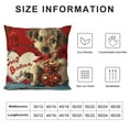 thumbnail image 5 of Valentines Day Pillow Covers Boy Girl Dog Decor Red Retro Throw Pillow Covers Decorative Throw Pillows Valentines Day Vintage Decorations, 5 of 5