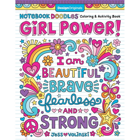 Pre-Owned Notebook Doodles Girl Power!: Coloring & Activity Book (Paperback) 1497204437 9781497204430