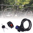 thumbnail image 4 of EeaseCA Colorful Lock Bike Cable Locks Road Bike Cycling Mountain Bike padlock Anti-Theft Chain Lock(Black), 4 of 8