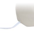thumbnail image 3 of All the Rages LT2060-WHT Simple Designs Geometric Concrete Lamp, White, 3 of 6