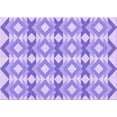 thumbnail image 1 of Ahgly Tapis Rectangulaire Lavable en Machine Intérieur Transitionnel Aztech Violet, 3 Pieds x 5 Pieds, 1 of 7