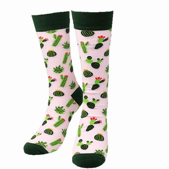 CACTUS FLOWER KNIT SOCK