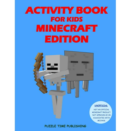 Activity Book for Kids : Minecraft Edition