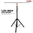 thumbnail image 6 of 5 Core DJ Light Stand Height Adjustable 39-100" Heavy Duty Tripod Stage Lights Stands w Light T Bar, 6 of 8