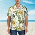 thumbnail image 2 of Disketp Hawaiian Shirts For Men,Watercolor Bright Sunflowers Print Mens Casual Short Sleeve Button Down Shirts Beach Shirt, 2 of 7