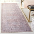 thumbnail image 3 of SAFAVIEH Tucson Thornton Traditional Machine Washable Runner, 2'6" x 8', Grey/Rust, 3 of 9