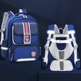 thumbnail image 7 of School Backpack for Teens Elementary Backpack With Spine Weight Reduction British Large Capacity Casual Daypack Travel Bag, 7 of 7