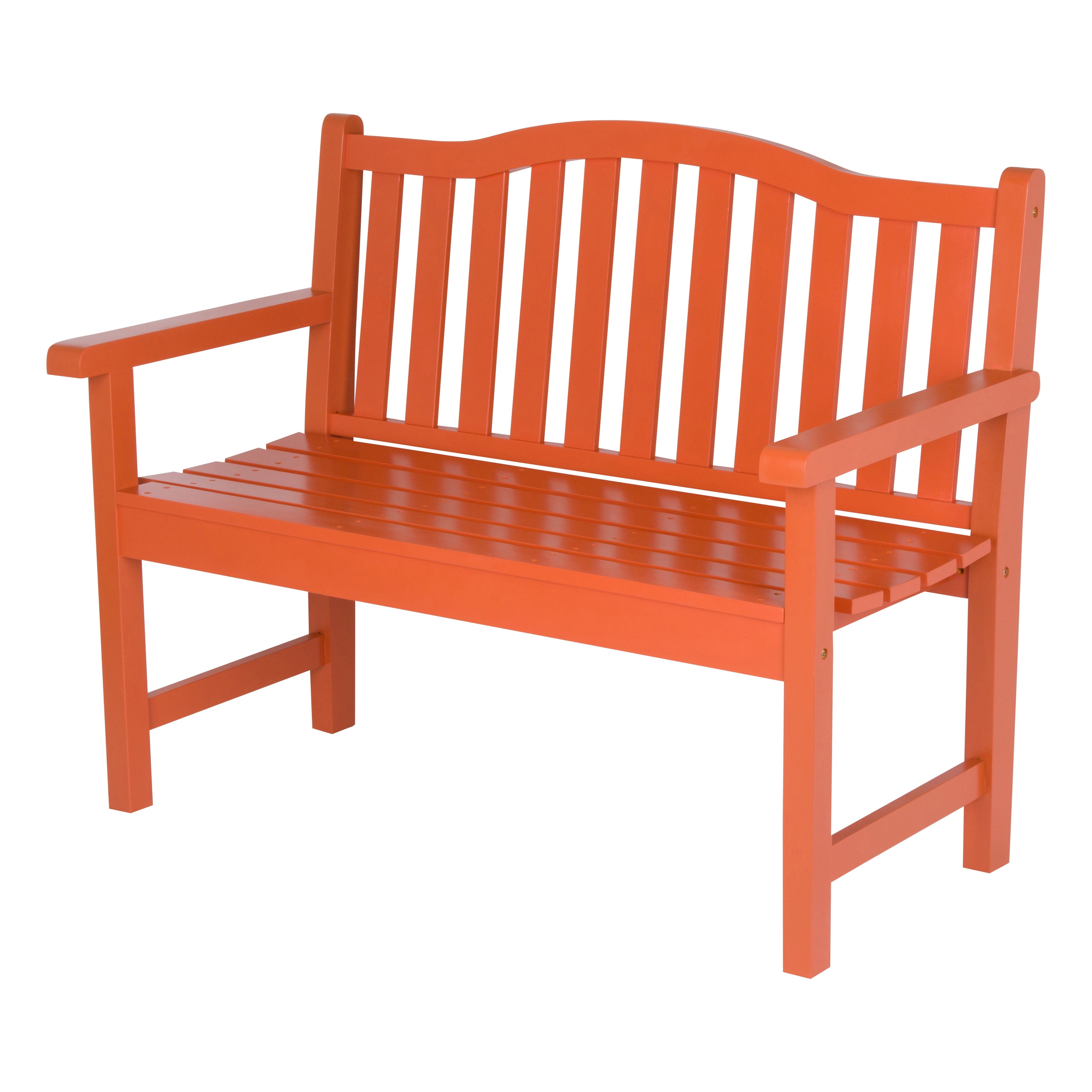 Shine Company Belfort Garden Bench Rust