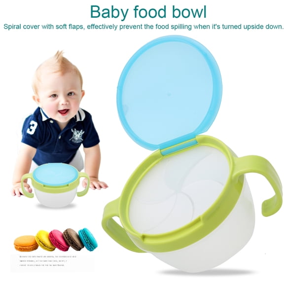 Cuencos Para Bebés, Contenedor De Refrigerios Para Niños Pequeños Con Doble Asa, Apto Para Lavavajillas Para Bebés Que Aprenden A Alimentarse Por Sí
