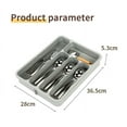 thumbnail image 4 of Clearance! JMYHOAM Kitchen Organization Classic Silverware Tray Cutlery Tray 7-Compartments Kitchen Organizer Home and Kitchen, 4 of 6